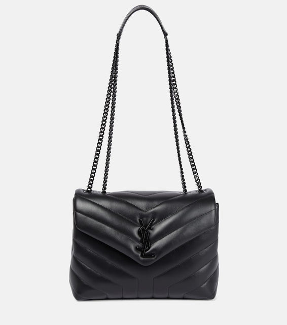 Saint Laurent Loulou Small leather shoulder bag. Shop Saint Laurent Shoulder Bags for women now.