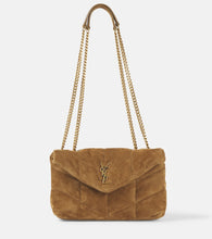 Saint Laurent Loulou Toy suede shoulder bag - Saint Laurent Loulou Toy 麂皮单肩包