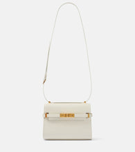 Saint Laurent Manhattan Mini leather shoulder bag. Shop Saint Laurent Shoulder Bags for women now.