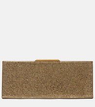 Saint Laurent Midnight Small crystal-embellished clutch. Shop Saint Laurent Clutches for women now.