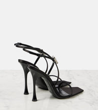 Saint Laurent New Diamond 110 satin sandals