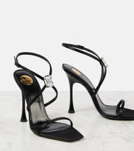 Saint Laurent New Diamond 110 satin sandals