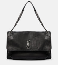 Saint Laurent Niki Jumbo leather shoulder bag. Shop Saint Laurent Shoulder Bags for women now.