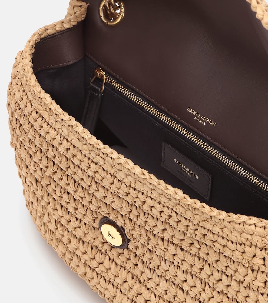 Saint Laurent Niki Medium raffia shoulder bag