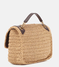 Saint Laurent Niki Medium raffia shoulder bag