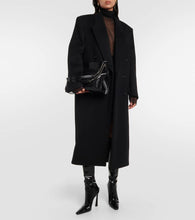Saint Laurent Niki crinkled leather shopper