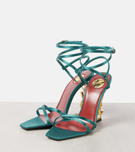 Saint Laurent Opyum 110 satin sandals
