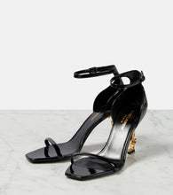 Saint Laurent Opyum 85 patent leather sandals