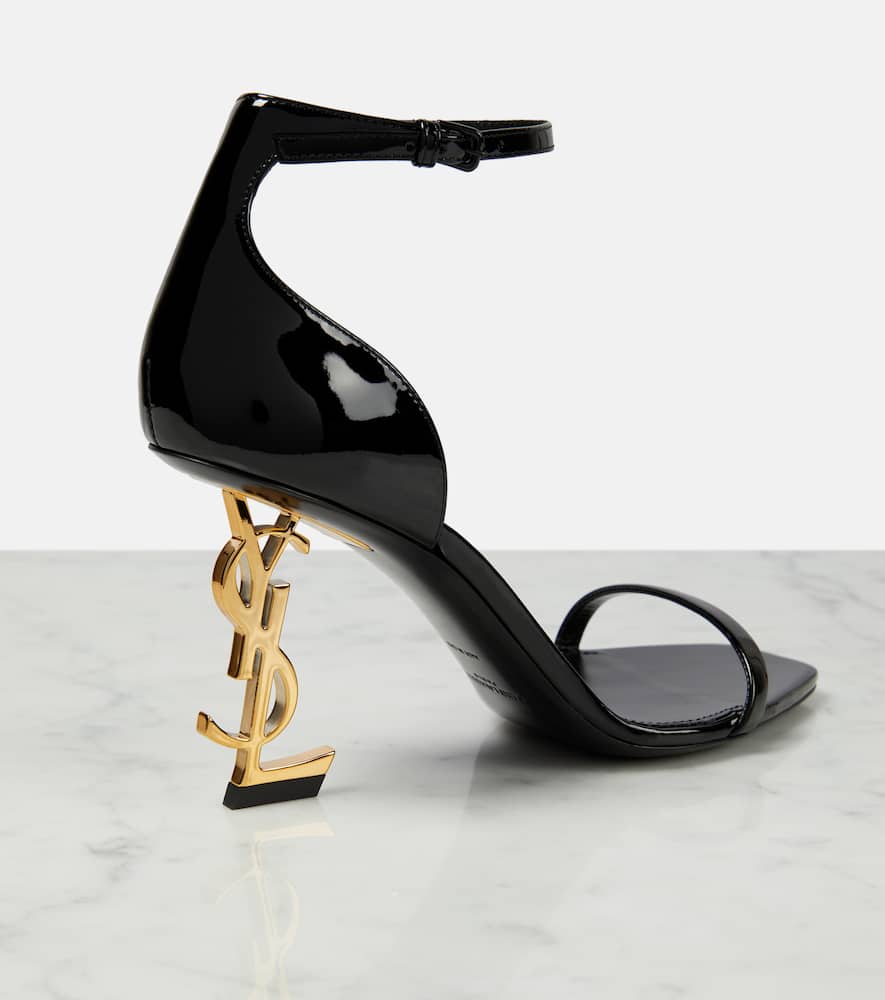 Saint Laurent Opyum 85 patent leather sandals
