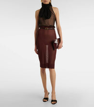 Saint Laurent Opyum 85 satin cr√É¬™pe mules