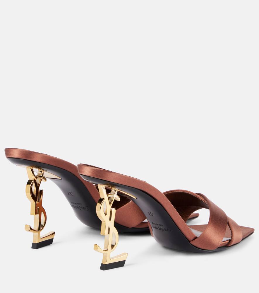 Saint Laurent Opyum 85 satin mules