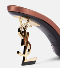 Saint Laurent Opyum 85 satin mules