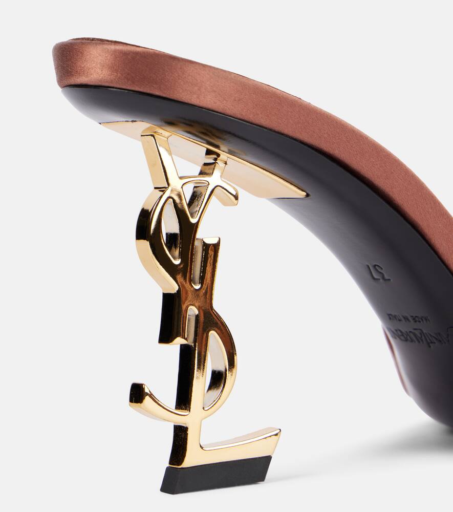 Saint Laurent Opyum 85 satin mules