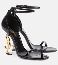 Saint Laurent Opyum patent leather sandals - Saint Laurent Opyum 漆皮凉鞋