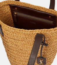 Saint Laurent Panier Small raffia bucket bag