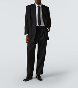 Saint Laurent Pinstripe wool gabardine suit jacket