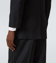 Saint Laurent Pinstripe wool gabardine suit jacket