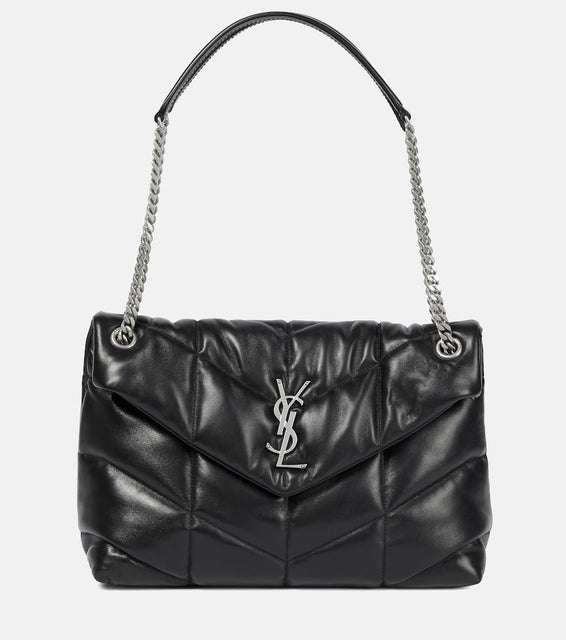 Saint Laurent Puffer Medium leather shoulder bag. Shop Saint Laurent Shoulder Bags for women now.