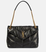 Saint Laurent Puffer Medium leather shoulder bag - Saint Laurent Puffer 中号皮革单肩包