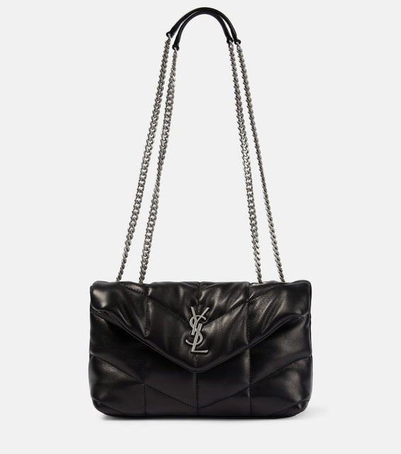 Saint Laurent Puffer Toy leather shoulder bag. Shop Saint Laurent Shoulder Bags for women now.