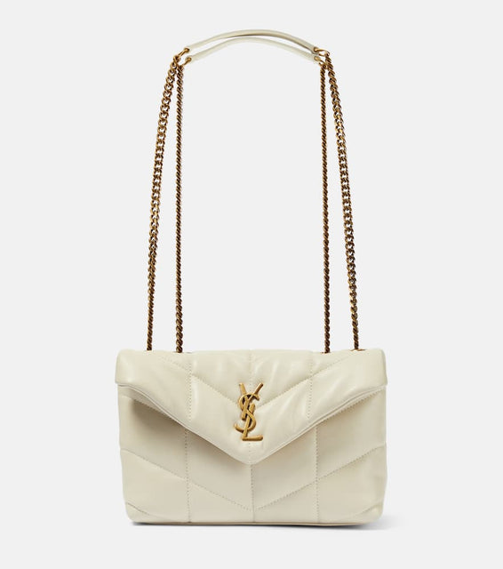 Saint Laurent Puffer Toy leather shoulder bag. Shop Saint Laurent Shoulder Bags for women now.