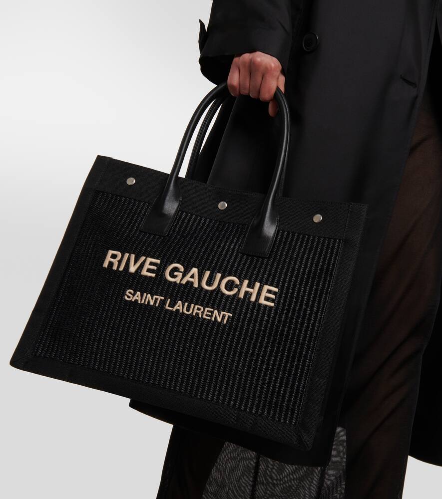 Saint Laurent Rive Gauche Small canvas tote bag