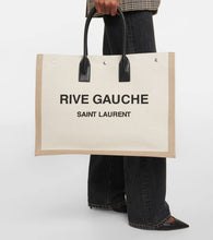 Saint Laurent Rive Gauche canvas tote