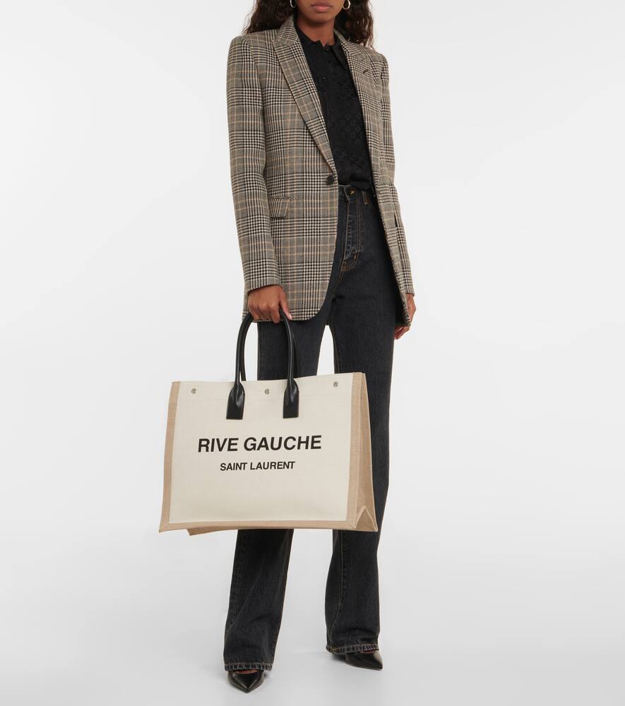 Saint Laurent Rive Gauche canvas tote