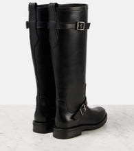 Saint Laurent River leather biker boots