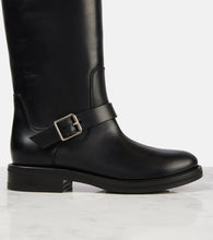 Saint Laurent River leather biker boots