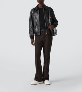Saint Laurent SL/61 logo leather low-top sneakers