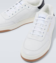 Saint Laurent SL/61 logo leather low-top sneakers