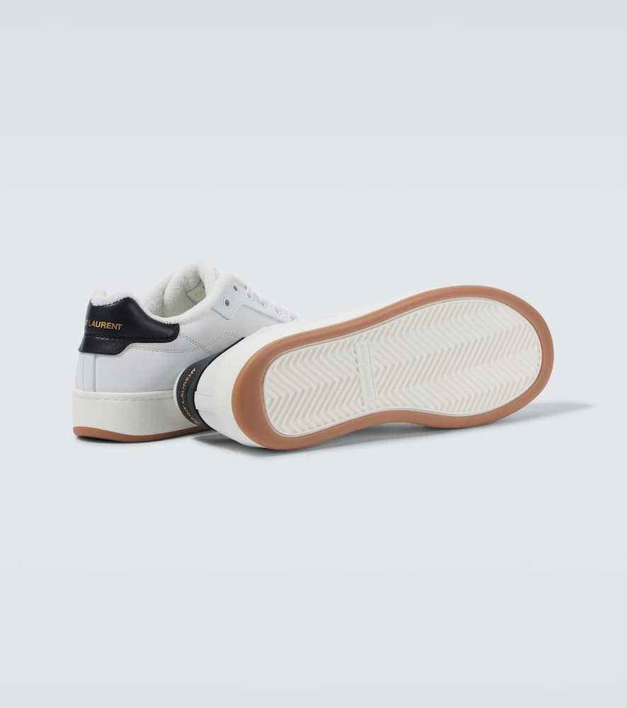 Saint Laurent SL/61 logo leather low-top sneakers