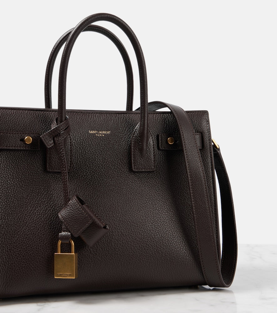 Saint Laurent Sac De Jour Baby leather tote bag