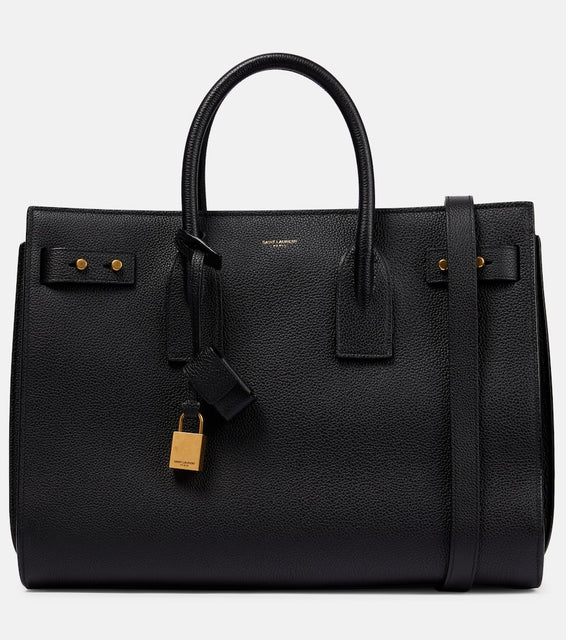 Saint Laurent Sac De Jour Medium leather tote bag. Shop Saint Laurent Tote Bags for women now.
