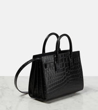 Saint Laurent Sac De Jour Nano croc-effect leather tote bag