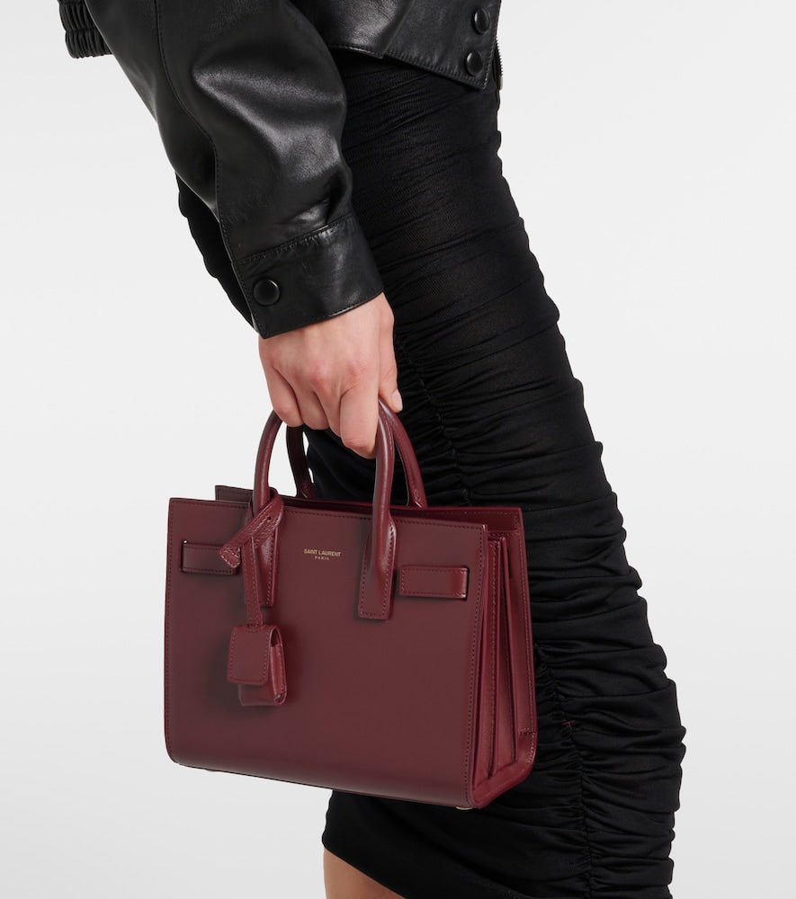 Saint Laurent Sac De Jour Nano leather tote bag