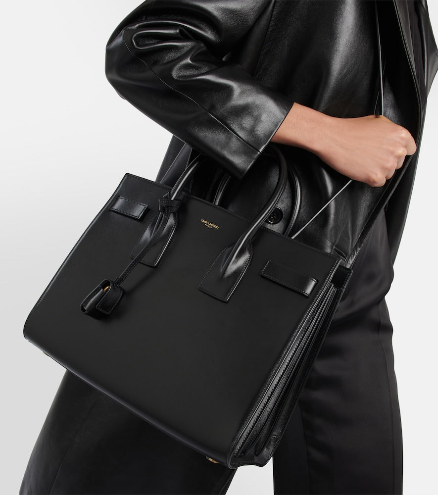 Saint Laurent Sac De Jour Small leather tote bag