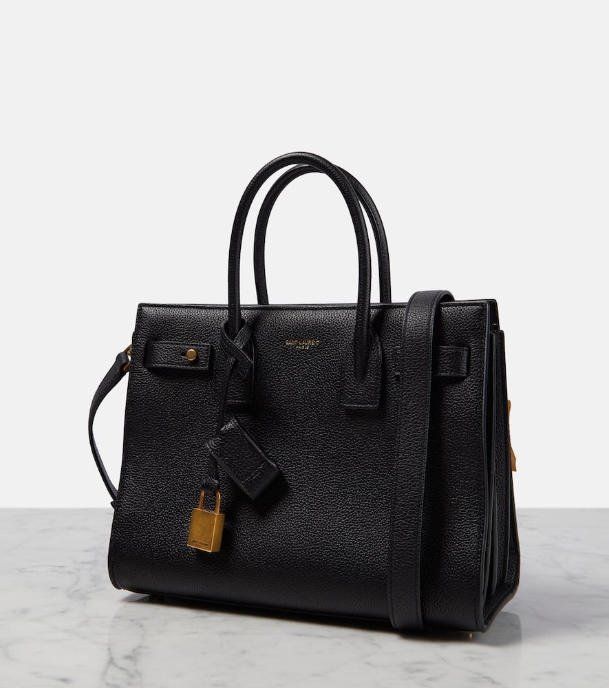 Saint Laurent Sac de Jour Baby leather tote bag