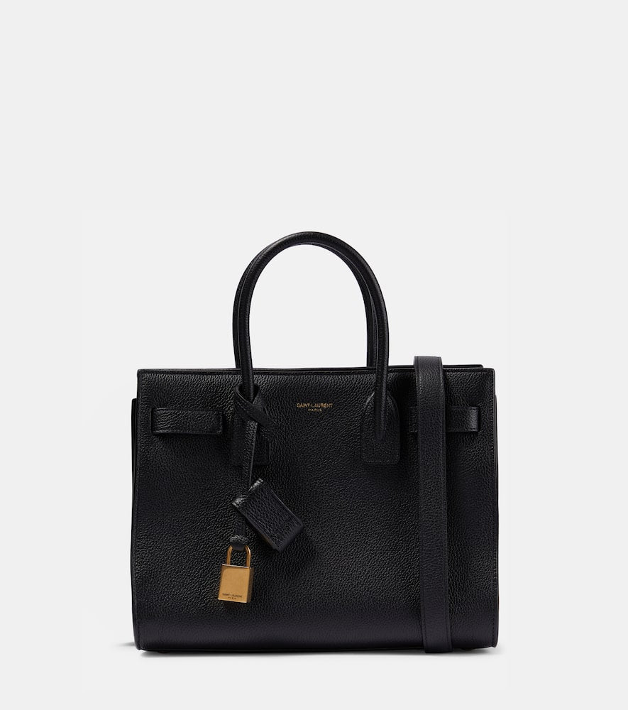 Saint Laurent Sac de Jour Baby leather tote bag. Shop Saint Laurent Tote Bags for women now.