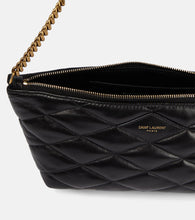 Saint Laurent Sade Mini quilted leather shoulder bag