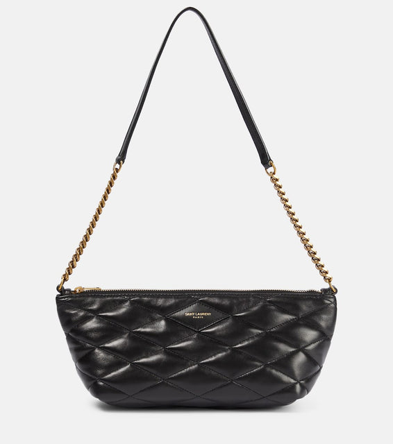 Saint Laurent Sade Mini quilted leather shoulder bag. Shop Saint Laurent Shoulder Bags for women now.