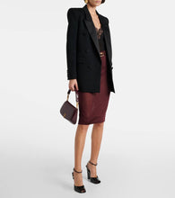 Saint Laurent Scandale patent leather wedge sandals