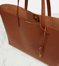 Saint Laurent Shopping E/W leather tote bag
