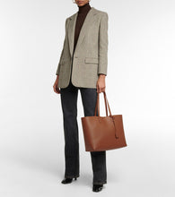 Saint Laurent Shopping E/W leather tote bag