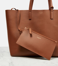 Saint Laurent Shopping E/W leather tote bag