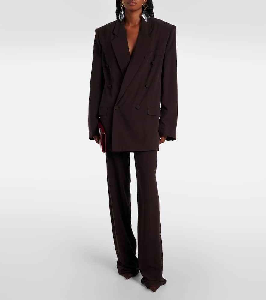 Saint Laurent Silk cr√É¬™pe blazer