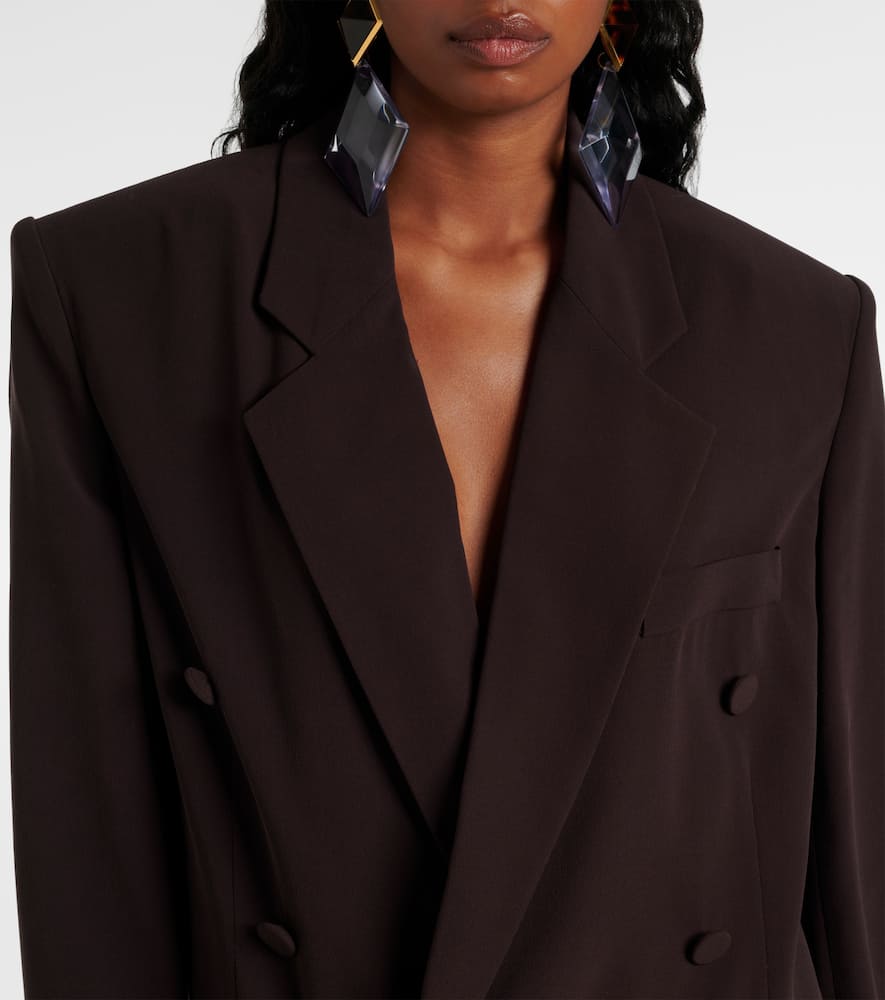 Saint Laurent Silk cr√É¬™pe blazer