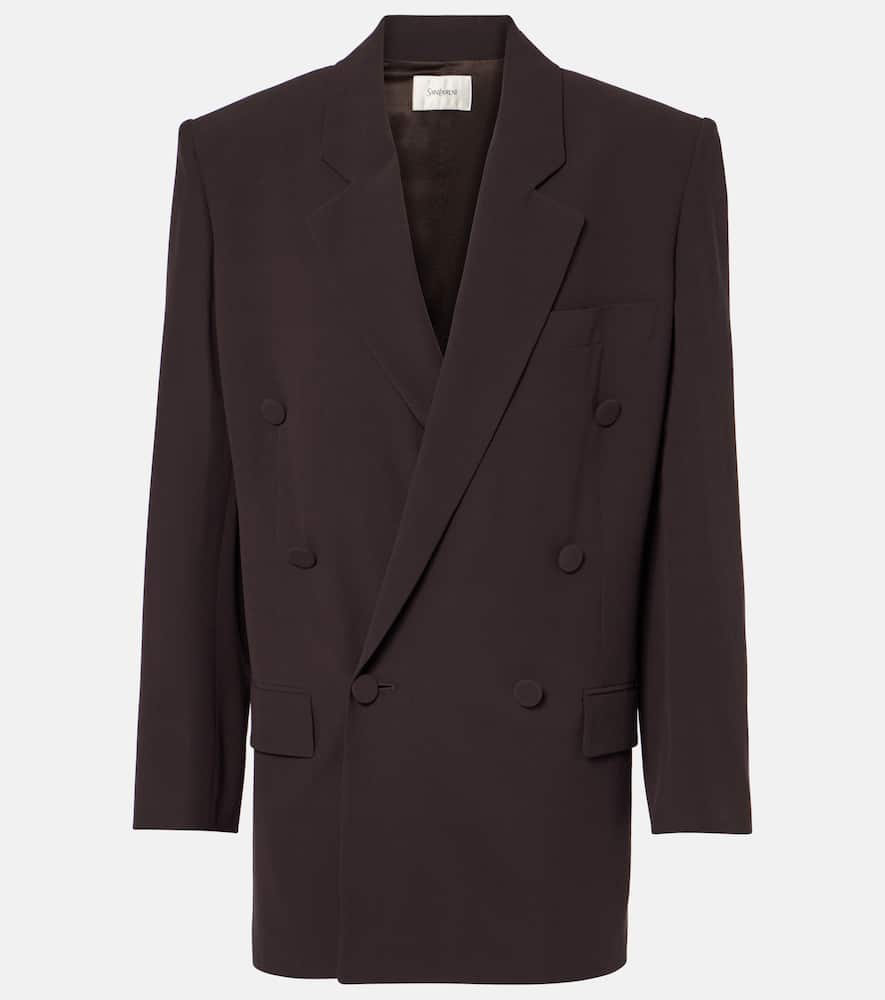 Saint Laurent Silk cr√É¬™pe blazer