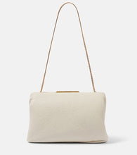 Saint Laurent Small leather clutch with chain. Shop Saint Laurent Shoulder Bags for women now.